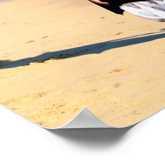 Benutzerdefiniertes Foto Textposter Ihre Fotos mit Poster (Ecke)