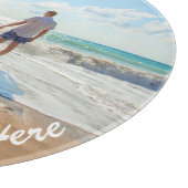 Benutzerdefiniertes Foto Textschneiden - Geschenk  Schneidebrett (Ecke)