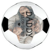 Benutzerdefiniertes Foto 'This Daddy gehört to' | Fußball (Gedreht)