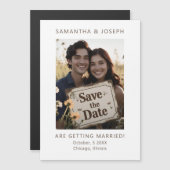 Benutzerdefiniertes Foto Traditionelle Hochzeit sp Magneteinladung (Vorne/Hinten)