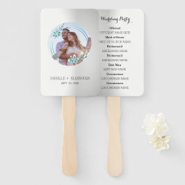 Benutzerdefiniertes Foto Türkiskraut Fächer