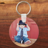 Benutzerdefiniertes Foto und benutzerdefinierte Na Schlüsselanhänger (Vorderseite)