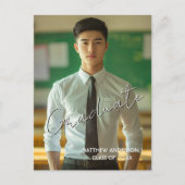 Benutzerdefiniertes Foto und Einladung 2 Postkarte (Vorderseite)