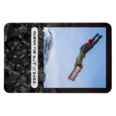 Benutzerdefiniertes Foto und flexibler Bildausschn Magnet (Horizontal)