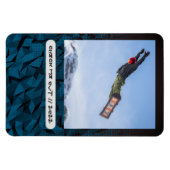 Benutzerdefiniertes Foto und flexibler Bildausschn Magnet (Horizontal)