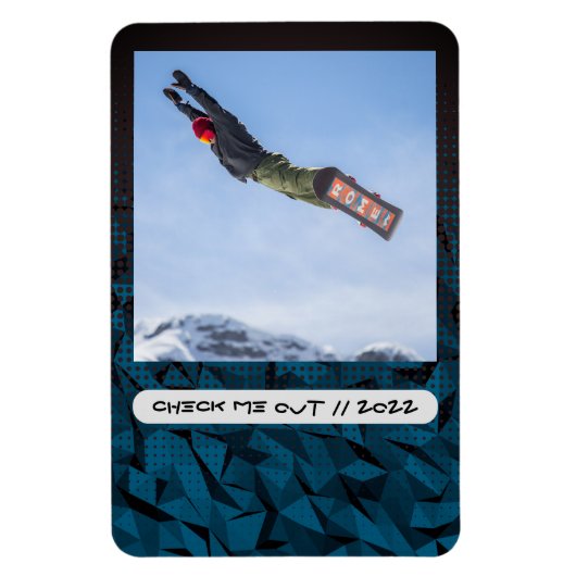 Benutzerdefiniertes Foto und flexibler Bildausschn Magnet (Vertikal)