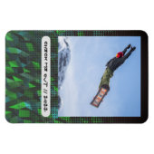 Benutzerdefiniertes Foto und flexibler Bildausschn Magnet (Horizontal)