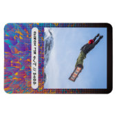 Benutzerdefiniertes Foto und flexibler Bildausschn Magnet (Horizontal)