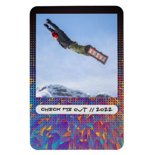 Benutzerdefiniertes Foto und flexibler Bildausschn Magnet (Vertikal)