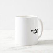 Benutzerdefiniertes Foto und lustiger Text Kaffeetasse (VorderseiteRechts)
