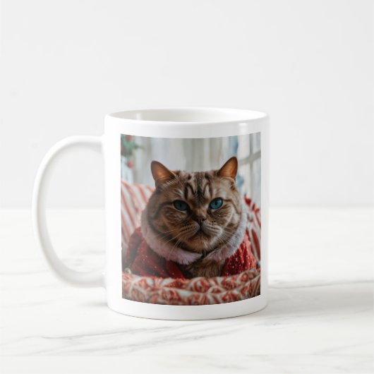 Benutzerdefiniertes Foto und lustiger Text Kaffeetasse (Links)