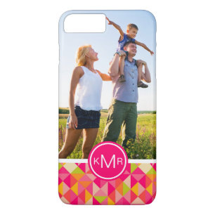 Benutzerdefiniertes Foto- und Monogramm-Dreiecke-M Case-Mate iPhone Hülle