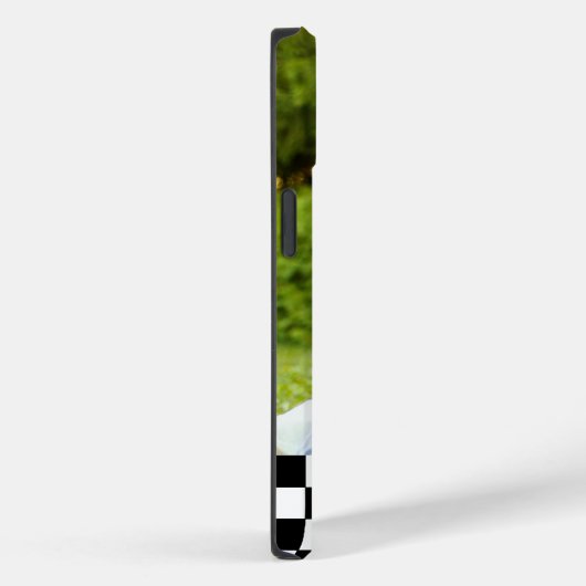 Benutzerdefiniertes Foto und Monogramm geprüft Case-Mate iPhone Hülle (Rückseite / Rechts)