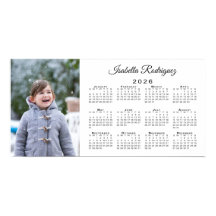 Benutzerdefiniertes Foto und Name 2026-Kalender