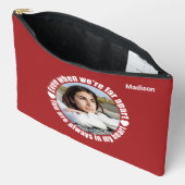 Benutzerdefiniertes Foto und Name bei weitem Liebe Zubehörtasche (Offen)