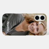 Benutzerdefiniertes Foto und Name. Case-Mate iPhone Hülle (Rückseite (Horizontal))