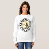 Benutzerdefiniertes Foto und Name der Hunde-Mama Sweatshirt (Vorne ganz)