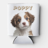 Benutzerdefiniertes Foto und Name des Hundes kann Dosenkühler (Vorderseite)