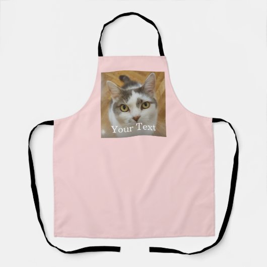 Benutzerdefiniertes Foto und Name des Personalisie Schürze (Vorderseite)