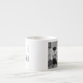 Benutzerdefiniertes Foto und Name für Großopfer Espressotasse (Vorderseite)