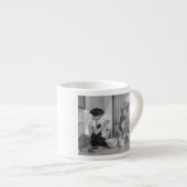 Benutzerdefiniertes Foto und Name für Großopfer Espressotasse (Vorderseite Rechts)