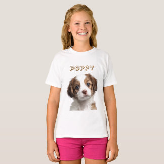 Benutzerdefiniertes Foto und Name Kinder T - Shirt