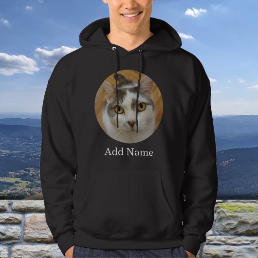 Benutzerdefiniertes Foto und Name Personalisiert B Hoodie