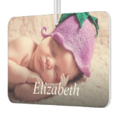 Benutzerdefiniertes Foto und Name Personalisiert e Autolufterfrischer (Links)