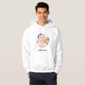 Benutzerdefiniertes Foto und Name Personalisiert H Hoodie (Vorne ganz)