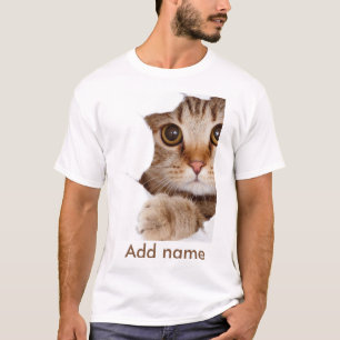 Benutzerdefiniertes Foto und Name personalisiert T-Shirt