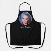 Benutzerdefiniertes Foto und Name Personalisierte  Schürze (Vorderseite)