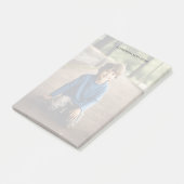 Benutzerdefiniertes Foto und Name Post-it Klebezettel (angewinkelt)