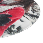 Benutzerdefiniertes Foto und Name Schneidebrett (Ecke)