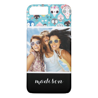 Benutzerdefiniertes Foto und Name Textur lachen Sc Case-Mate iPhone Hülle