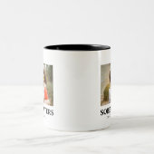 Benutzerdefiniertes Foto und Namen für Sober Siste Zweifarbige Tasse (Mittel)