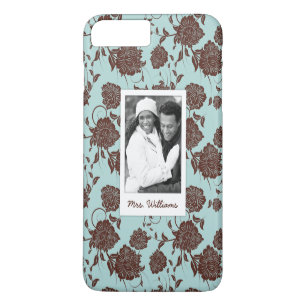Benutzerdefiniertes Foto- und Namens-Blumenmuster Case-Mate iPhone Hülle