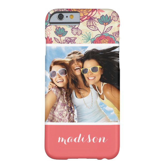 Benutzerdefiniertes Foto- und Namensgefälle für Pe Case-Mate iPhone Hülle (Rückseite)