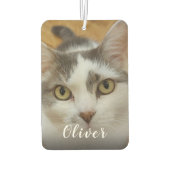 Benutzerdefiniertes Foto und Namenswagen Autolufterfrischer (Rückseite)