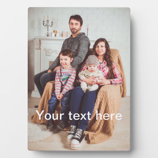 Benutzerdefiniertes Foto und/oder Text Fotoplatte (Vorderseite)