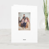 Benutzerdefiniertes Foto und/oder Text Karte (Rückseite)