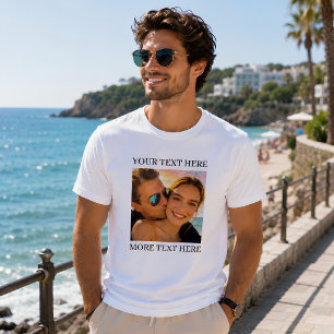 Benutzerdefiniertes Foto und personalisierte Nachr T-Shirt