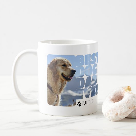 Benutzerdefiniertes Foto und Personalisierter, bes Kaffeetasse (Mit Donut)