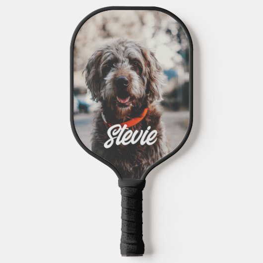 Benutzerdefiniertes Foto und Personalisierter Name Pickleball Schläger (Vorderseite)