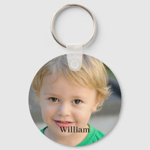 Benutzerdefiniertes Foto und Personalisierter Name Schlüsselanhänger