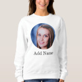 Benutzerdefiniertes Foto und Personalisierter Name Sweatshirt (Vorderseite)