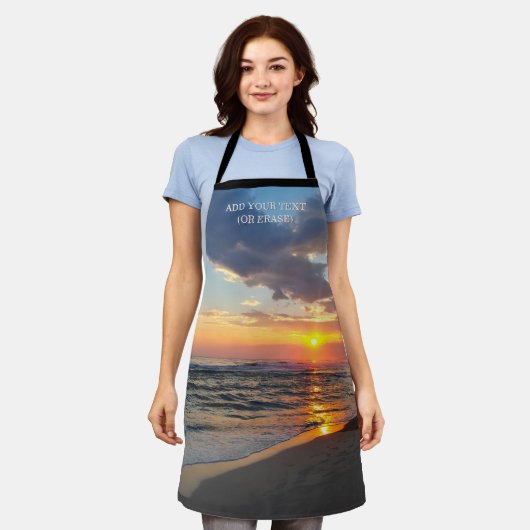 Benutzerdefiniertes Foto und Personalisierter Opti Schürze (Getragen)