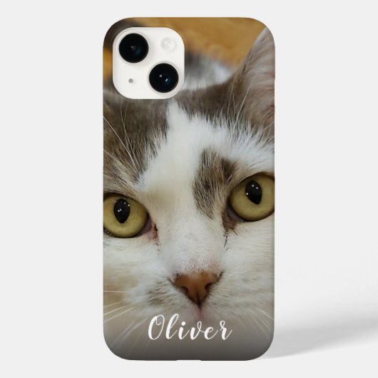 Benutzerdefiniertes Foto und Personalisierter Text Case-Mate iPhone Hülle (Rückseite)