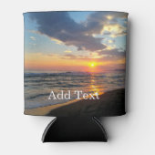 Benutzerdefiniertes Foto und Personalisierter Text Dosenkühler (Vorderseite)