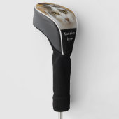 Benutzerdefiniertes Foto und Personalisierter Text Golf Headcover (angewinkelt)