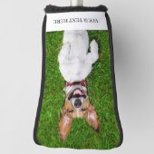 Benutzerdefiniertes Foto und Personalisierter Text Golf Headcover (Rotieren 90)